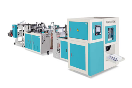 XJBXJ-460 单通道全自动换卷连卷制袋机